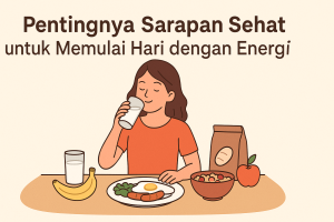 sarapan sehat dengan menu bergizi lengkap di pagi hari
